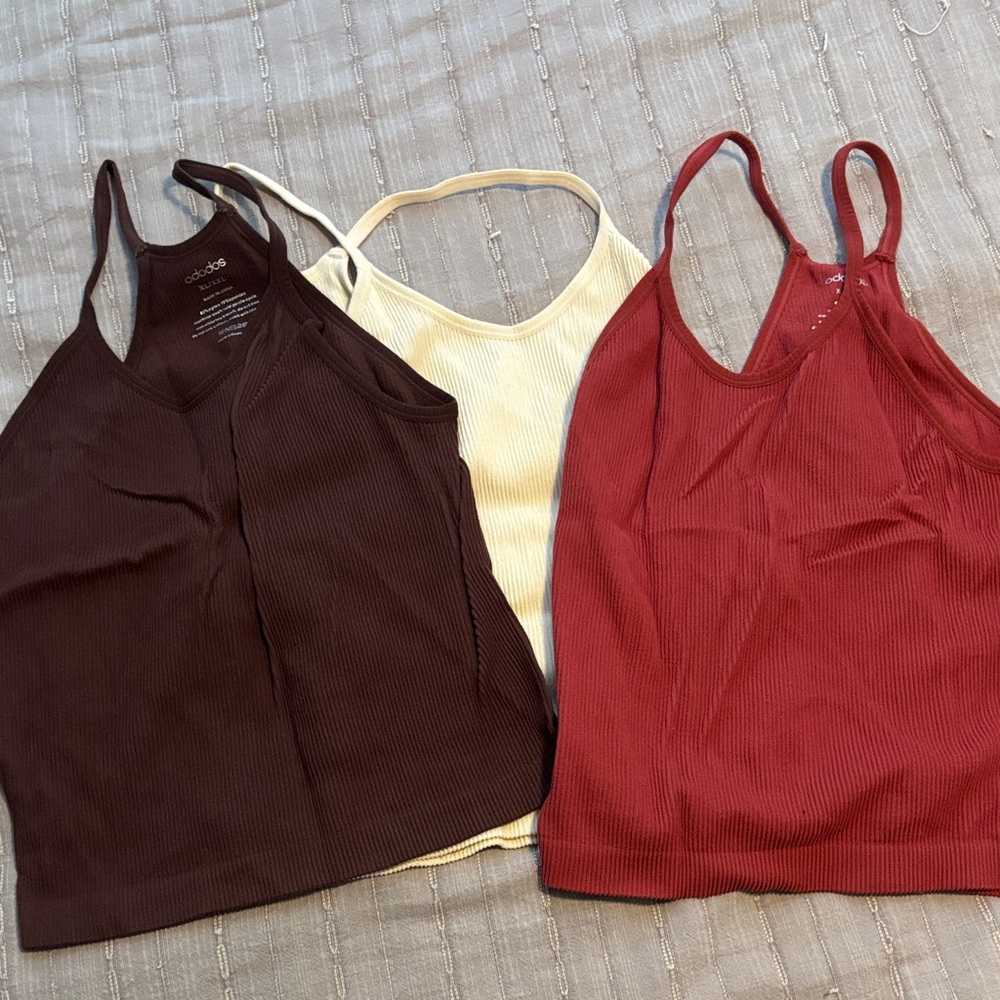 Amazon Women's Camisoles - Brown, Cream, Red